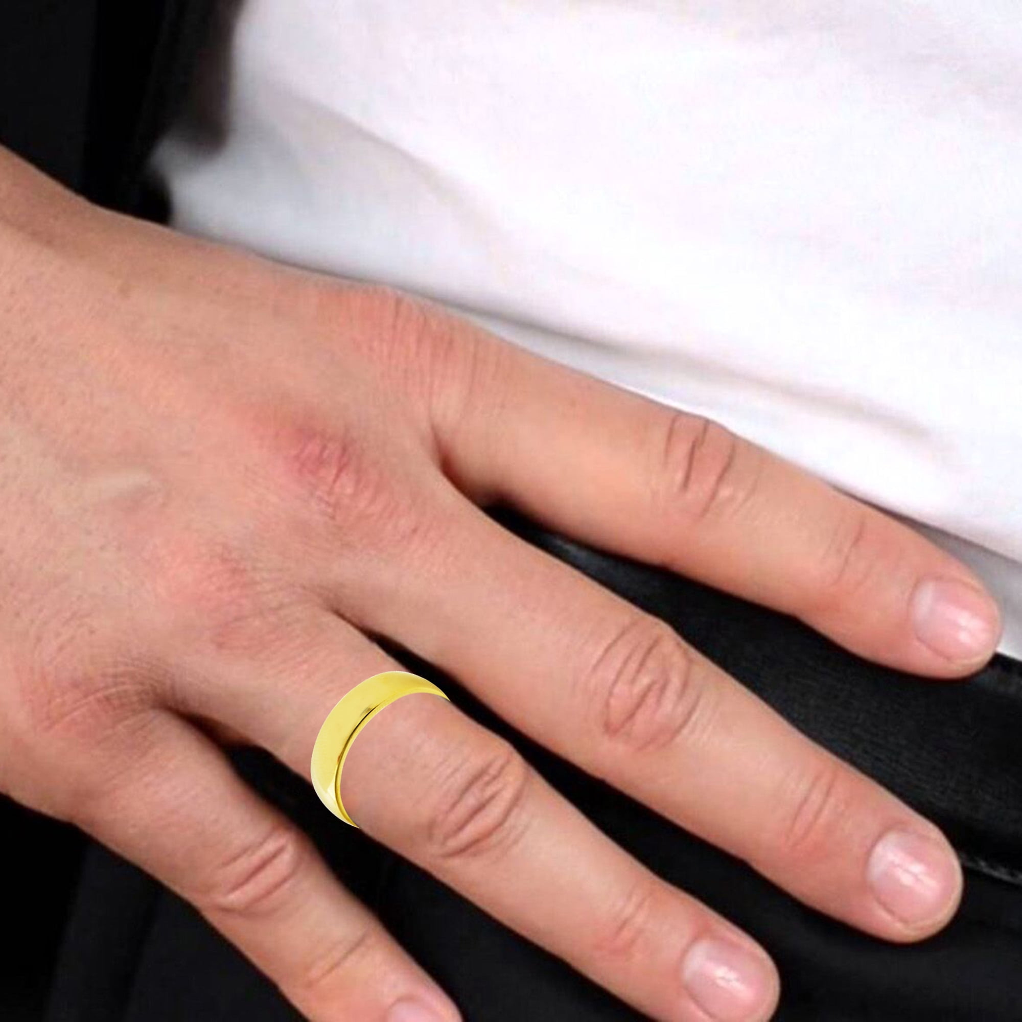 Men's Gold Plated Stainless Steel Band.