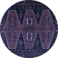 thumbnail image 1 of Ahgly Company Indoor Round Persian Blue Traditional Area Rugs, 7' Round, 1 of 4