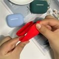 thumbnail image 3 of for Airpods Pro 2nd Generation Case Cover 2022, Soft Silicone Skin Cover Shock-Absorbing Protective Case with Keychain for New Apple Airpods Pro 2nd Case, Darkgreen, 3 of 6