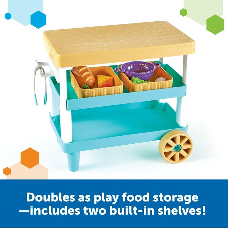 Learning Resources New Sprouts Prep 'n' Store Kitchen Island, Play