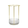 thumbnail image 3 of Umbra Tesora Adjustable Textured Vase Brass Glass, 3 of 14