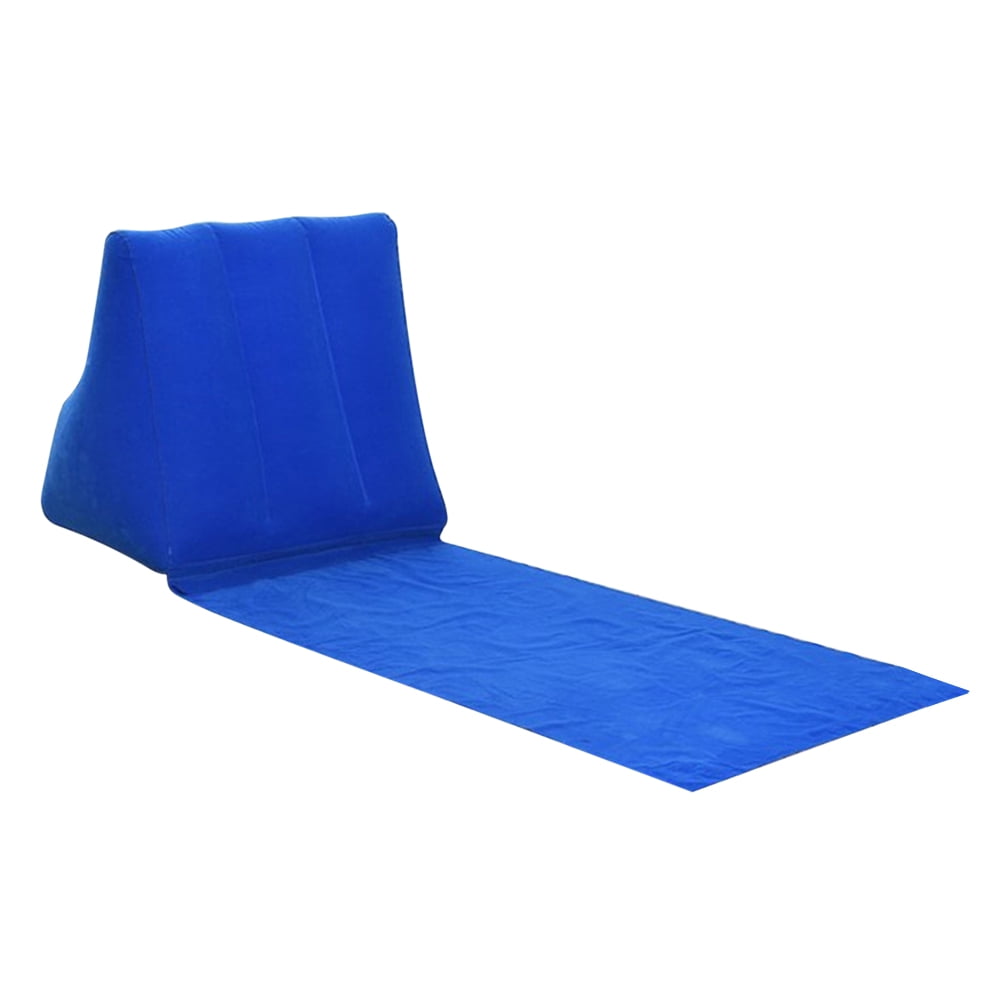 CHILL SEAT INFLATABLE BEACH CHAIR FESTIVAL CAMPING LOUNGER PILLOW SEAT CUSHION 