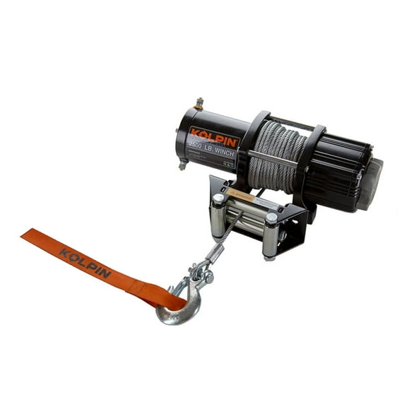 Kolpin ATV Steel Cable Winch Kit 2500