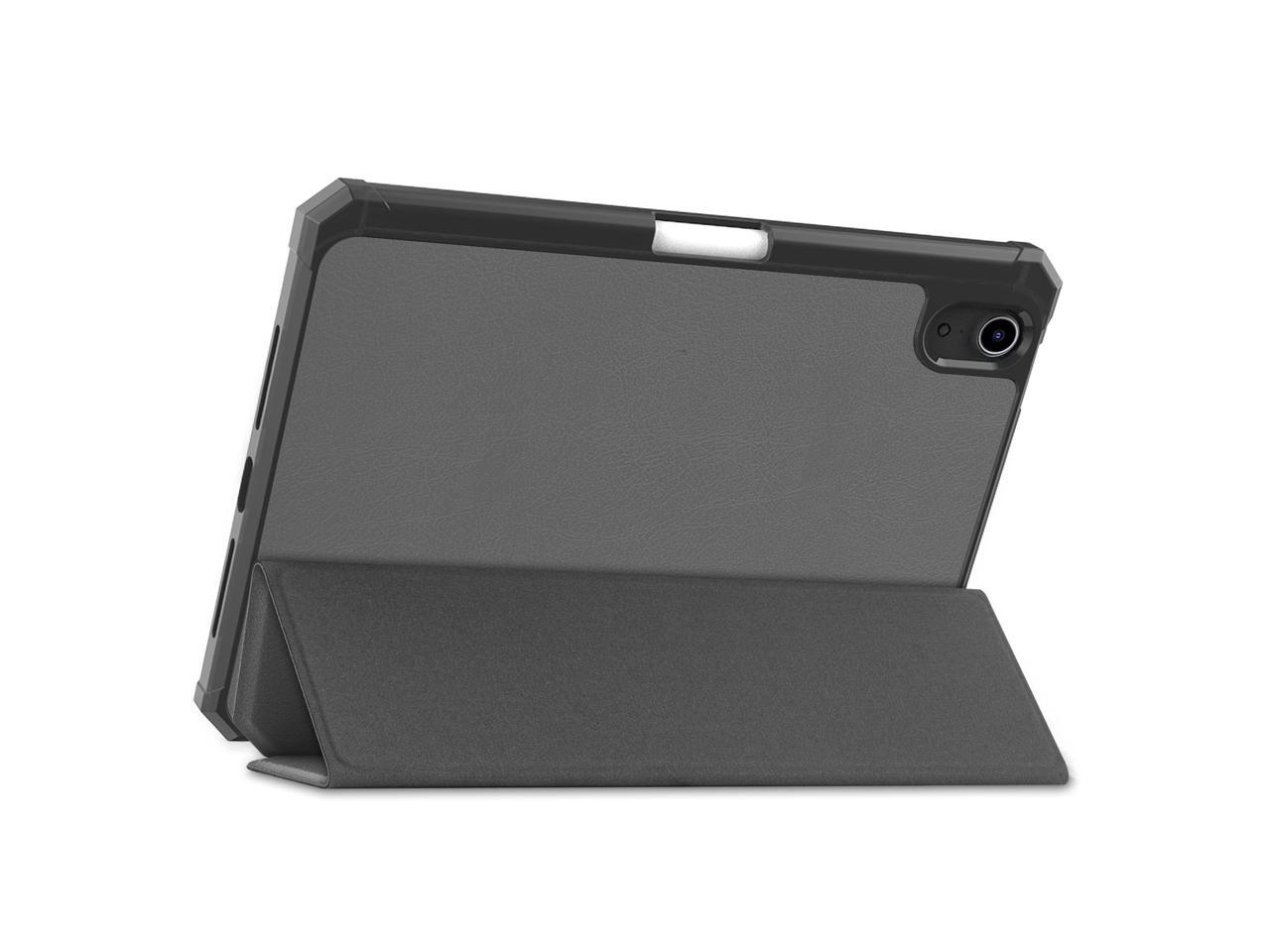 New iPad Mini 6 Case 2021 with Pencil Holder - [Full Body Protection + 2nd Gen Apple Pencil Charging + Auto Wake/Sleep], Soft TPU Back Cover for 2021 iPad Mini 6th Generation 8.3 inch