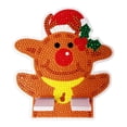 thumbnail image 1 of Soporte para escritorio con pintura diamantes Cgtredaw alce Navidad, 1 of 9