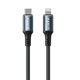 thumbnail image 1 of Cable de carga rápida USB-C a Lightning 60W Havit 1m Negro, 1 of 4
