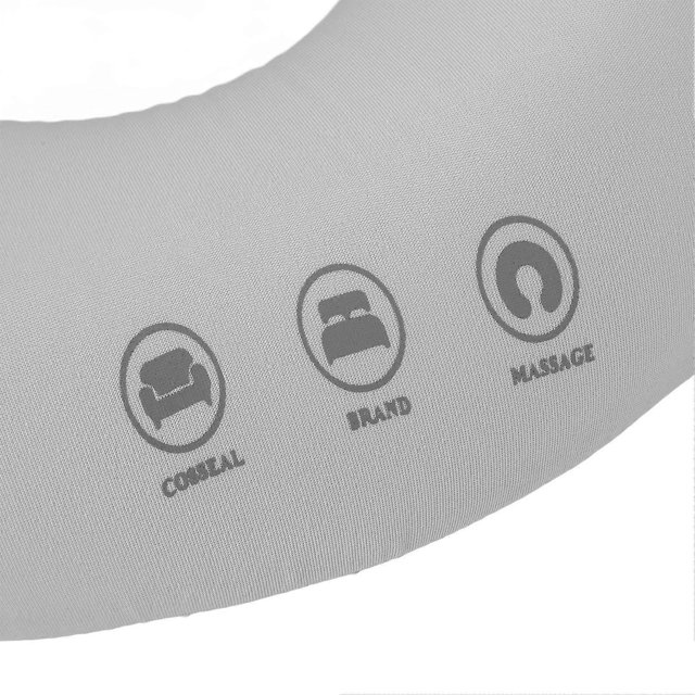 Soft and bouncy facial massage cushion after surgery, stomach sleeping pillow, gray
