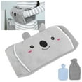 thumbnail image 4 of Water Injection Hot Water Bottle, Washable Water Leakage Prevention Rubber Hot Water Bag Hot Compress Soft Hook  Fasteners  For All People For Home Blue,Pink,Purple, 4 of 8