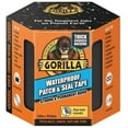 Gorilla Glue 3044721 Gorilla Tape Waterproof Patch & Seal, Black, 3m