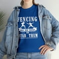 thumbnail image 7 of Fencing Make New Friends Shirt, Fencer T-shirt Gift, En Garde Tee - ID: 816, 7 of 7
