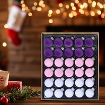 Tyidzon 30Pcs Christmas Balls Ornaments, Shatterproof Velvet Christmas Balls Set 1.2" Mini Xmas Trees Hanging Balls Decorations for Home Holiday Party Indoor Outdoor Decor