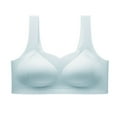 thumbnail image 3 of Everyday Bras for Women Back Bra Light Sports Bras for Women Sports Bra Low Support Sports Bras with Cups Pack of Bras for Women Push up Sports Bras with Padding Sports Bra Padding Bras to Light Blue, 3 of 3