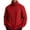 Red, variant on Fleece Lined Sweaters for Men Big and Tall Long Sleeve Turtleneck Sweater Solid Shirt for Outdoor