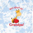 thumbnail image 4 of Inktastic Wild About My Grandpa Boys or Girls Baby Bodysuit, 4 of 5