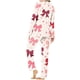 thumbnail image 4 of RKSTN Women's Valentines Pajama Sets Plus Size Notch Collar Button Down Valentine's Day Print T Shirt Top and Pjs Pant 2 Piece Matching Set Casual Lapel Sleepwear Shirt Pjs Loungewear Two Piece Set, 4 of 6