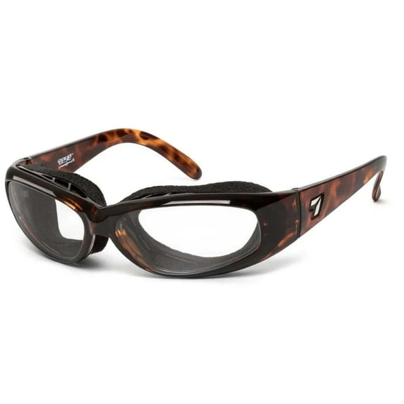 Chubasco Blue Light Blocking Computer Glasses, 100% UVA + UVB Protection, Dark Tortoise Frame/BlueByrd Clear Computer Lenses