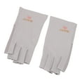 thumbnail image 3 of Gants de Protection Manucure Gants de Manucure Protection Uv Gants de Lampe Uv Gants d'Art d'Ongle Gants de Manucure Protection Uv Extensibles Respirants Sans Doigts Fibre Coton Gants de Lampe à Ongles, 3 of 8