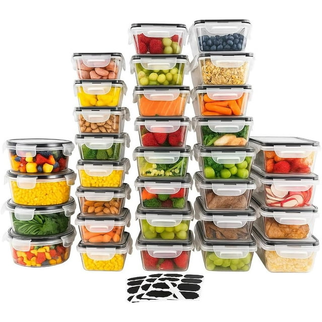 Recipientes Contenedores Herméticos Brandtrendy 32 para Alimentos