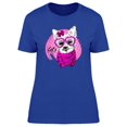 thumbnail image 1 of Cute Dog With Pink Heart Glasses Tee Women's -Image by Shutterstock, 1 of 1