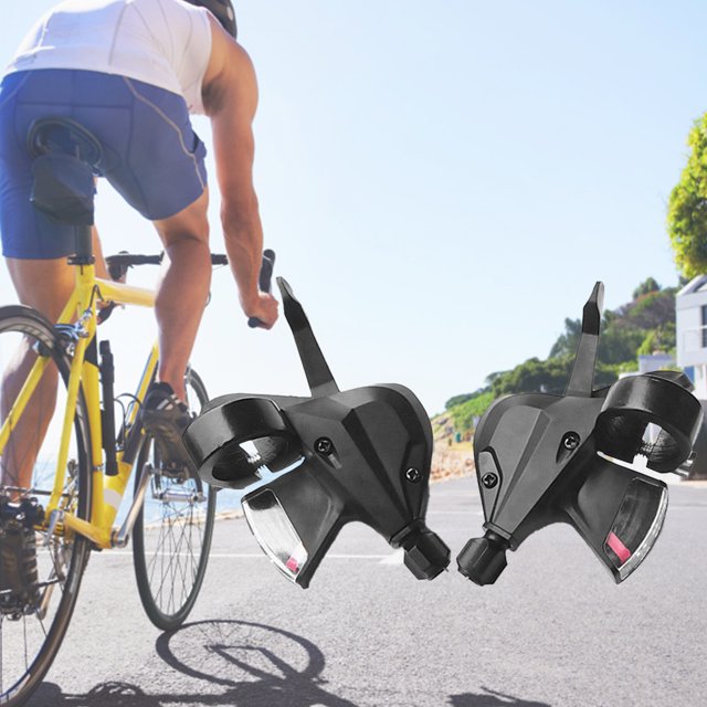Palanca De Cambios Para Bicicleta Mtb MTB Bike Trigger Shifter Ligero Thumb Shifter Aleación de aluminio (310-8 1 par)