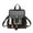 black, variant on Fashion Small Pu Leather Backpack Shoulder Bags For Women Retro Plaid School Knapsack High Quality Travel Rucksack Shopping Bag
