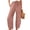 Watermelon Red, variant on Lenpel Womens Baggy Pants Summer Drawstring Elastic Waist Wide Leg Palazzo Trousers Fashion Casual Harem Pants