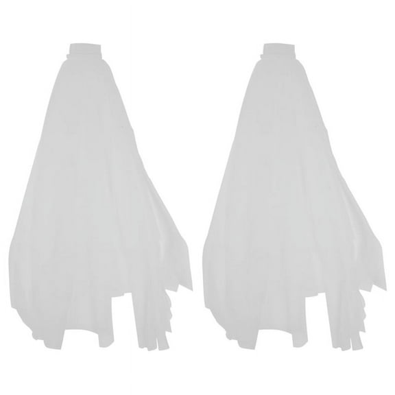 2X Simple Short Tulle Wedding Veils White Bridal Veil for Bride for Wedding Accessories