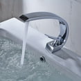 thumbnail image 2 of Chrome Bathroom Faucet,Faucet for Bathroom Sink,Single Hole Bathroom Faucet Modern Single Handle Vanity Basin Faucet,Chrome Brass Bath Faucets Bathroom Sink Faucets, 2 of 6