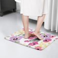 thumbnail image 4 of Pioneer Flower Floral Print Flannel Non Slip Door Rugs,Washable Door Mats Indoor,Decorative Door Mats,Dirt-Resistant and Absorbent Doormat for Entrance,Bedroom,Kitchen,Bathroom,31.5"x17", 4 of 4