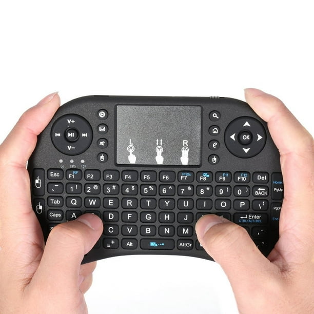 Rii-Mini clavier sans fil i8 +, 2.4GHz, avec pavé tactile, pour box TV