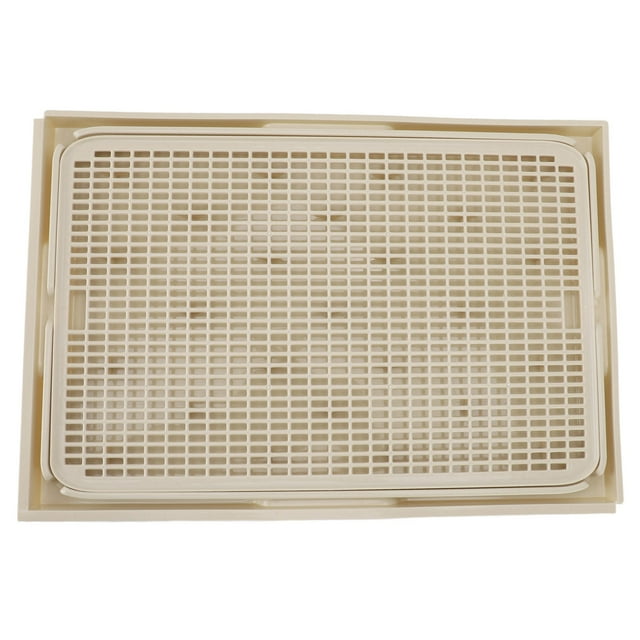 Tapis de litière pour chats, Tapis de litière pour chat à double couche en plastique praticien en plastique chat Cat Catch Tapis de conception Spacieux Multifonction