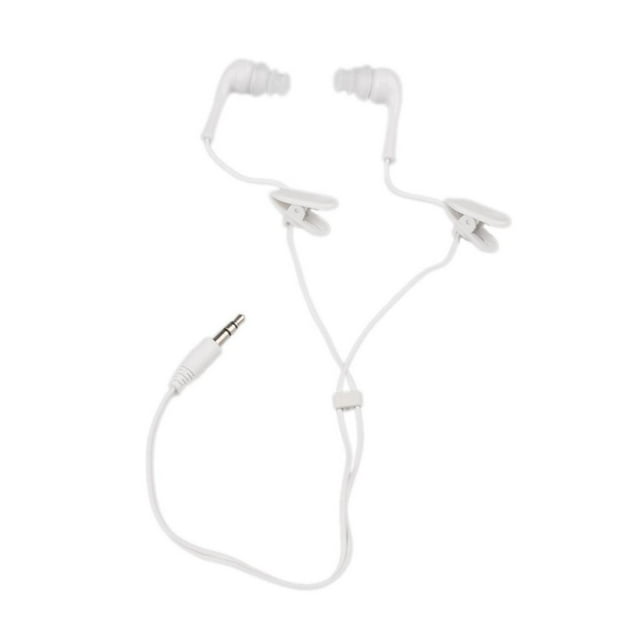Lecteur de Musique MP3 Étanche IPX8 pour Natation sous-Marine Sport avec Oreille Blanc