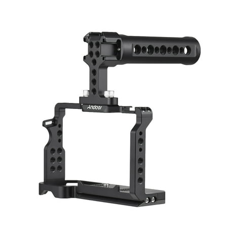 Image of Andoer Camera Cage + Handle Aluminum Alloy Video Cage for A7C Camera