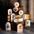 thumbnail image 3 of Halloween Treat Tag Festive 100PCS Cartoon Gift Wrap Tags Craft Tags with Ropes, 3 of 10