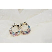 1 Pair Wreath Dangle Earring Dangling Earrings Hanging Earrings Wedding Party Prom Earrings Everyday Illusion Jewelry for Women Wedding Birthday Party Jewelry Gifts