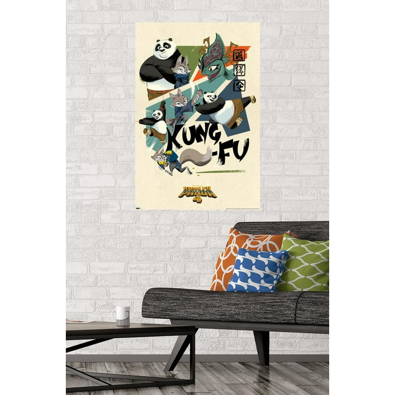 Kung Fu Panda 4 - Kung-Fu Wall Poster, 22.375