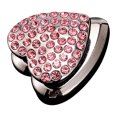thumbnail image 3 of Colgador de almacenamiento del organizador del gancho del coche del adhesivo del diamante artificial del corazón para el auricular del cable Ehuebsd Accesorios para autos y motos, 3 of 8