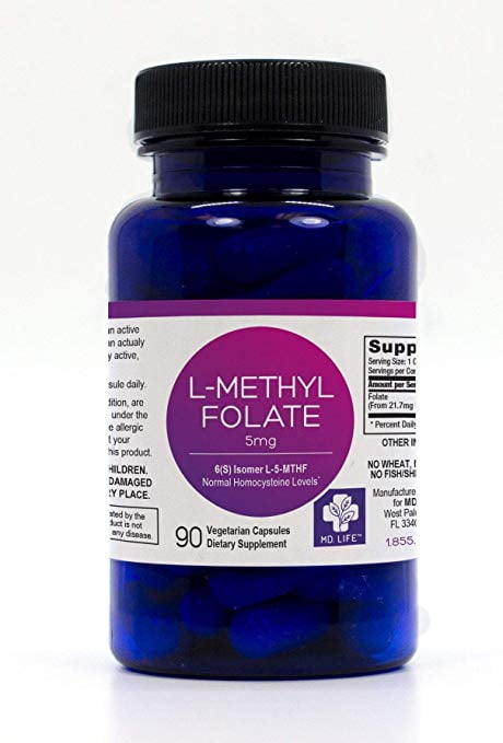 MD Life 5mg L-Methylfolate 90 Ct.