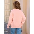thumbnail image 4 of Osfvolr Long Sleeve Crewneck Button Down Womens Sweaters Fall Open Front Cardigan Sweaters for Women 2025 Pink M, 4 of 8