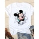thumbnail image 1 of Disney Print Lovely Trend 90s Clothing Mickey Mouse Tee Shirt Casual Fashion Women Cartoon Graphic Short Sleeve T-shirtsXL Gao Jinjia LED, 1 of 2