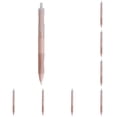 thumbnail image 4 of 10 Pcs Retractable Gel Pens,0.5Mm Fine Point Black Gel Ink Pens,Smooth Writing Pens with Silicone Grip,Retractable Black Pen with Portable Pen Clip,Click Pens for Journaling,Note Taking,Pink, 4 of 7