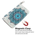 thumbnail image 3 of Case for LG K61 Cover Magnetic 3D Pattern Wallet Flip Case With Strap - Peacock, 3 of 5
