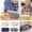BU, variant on Yyuenw Portable Pencil Case, Double-Layer Large Capacity Pencil Case, Canvas Colorful Stationery Organizer with Portable Handle