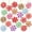 A001- Style A, variant on Christmas Decorations for Home, 20 Pcs 2.5 Inch Round Peppermint Swirl Candy Shaped Hanging Ornaments, Diamond Art Christmas Ornaments, Christmas Tree Ornaments Set, Christmas