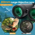 Objective Lens Model XIBUFE 20X80 High Powered Binoculars, 80Mm Large Aperture for Adults ...