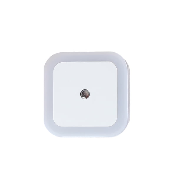 Lámpara De Noche Cuadrada Con Sensor Inteligente, Luz De Pasillo, Lámpara De Noche De Inducción Corporal, Luz De Escritorio De Plástico, Lámpara De Sueño Blanca, Alimentada Por Enchufe Para Habitación Minnieouse HA027049-02