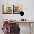 thumbnail image 4 of Stupell Industries Lifeguard Beach Hut Pelicans Nautical & Beach Painting Gold Floater Framed Canvas Art Print Wall Art, 18 x 18, Set of 2, 4 of 10