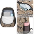 thumbnail image 4 of Pointer and Paw Dog Print 17" School Backpacks for Teens,Waterproof Oxford Fabric,S-Shape Padded Straps for School,Travel,Hiking,Camping, 4 of 6
