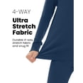 thumbnail image 5 of Woolcano Kids 100% Merino Wool Midweight Base Layer Set Unisex Thermal Underwear for Girls & Boys Ski Winter, 5 of 6