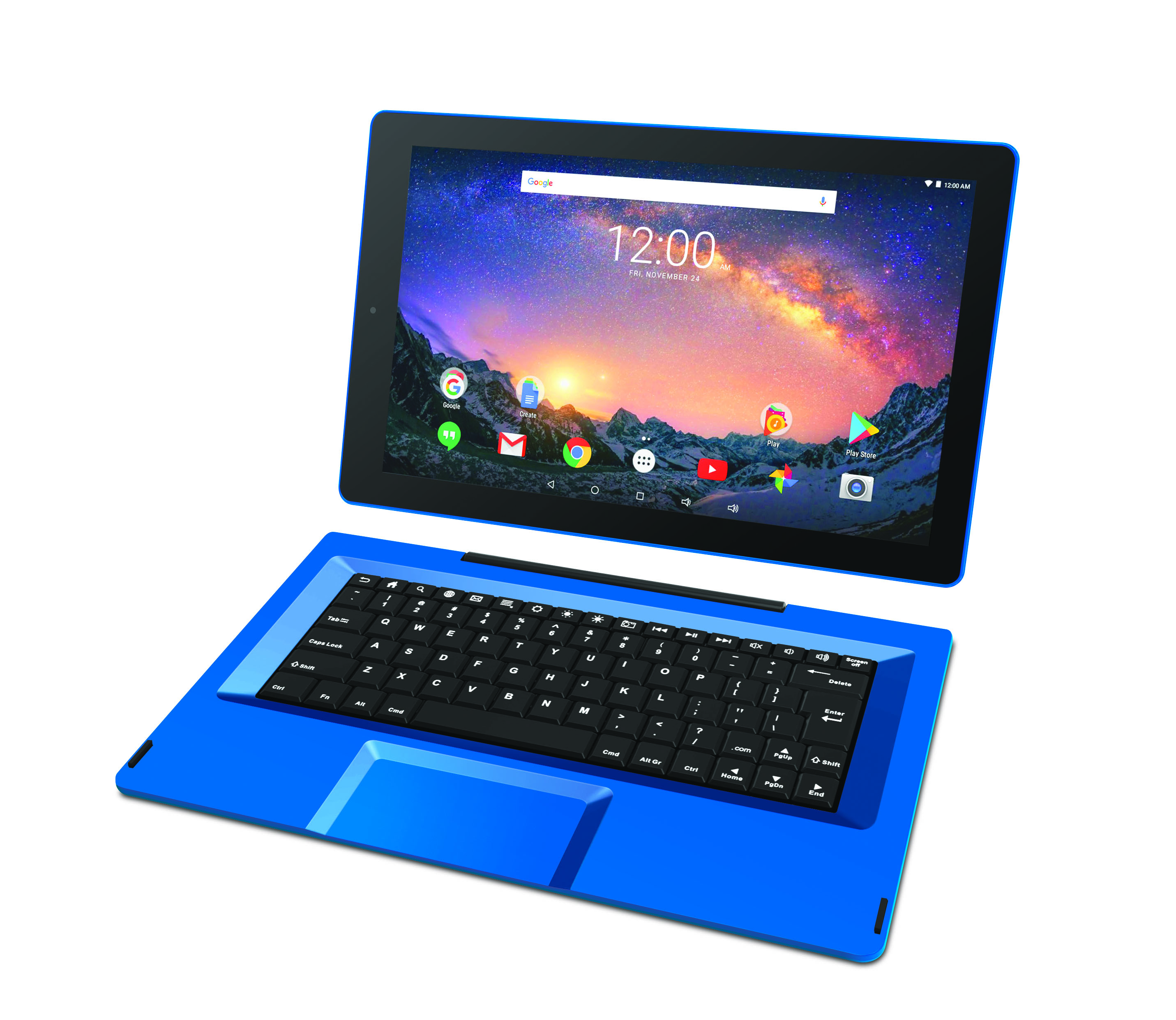 RCA Galileo Pro 11.5" 32GB 2-in-1 Tablet with Keyboard Case Android OS, Blue (Google Classroom Ready) - image 5 of 5
